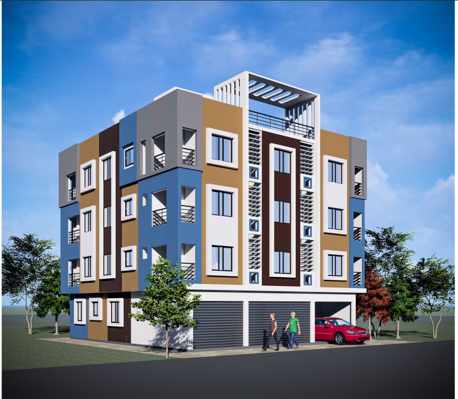 Apartment Block Concept D